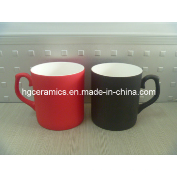 Color Change Fine Bone China Mug; Taza fina de China de hueso